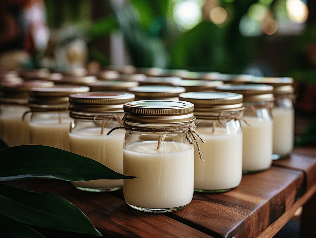 La cire de coco végétale, le cœur des bougies L’Harmonie Précieuse - L'Harmonie Précieuse
