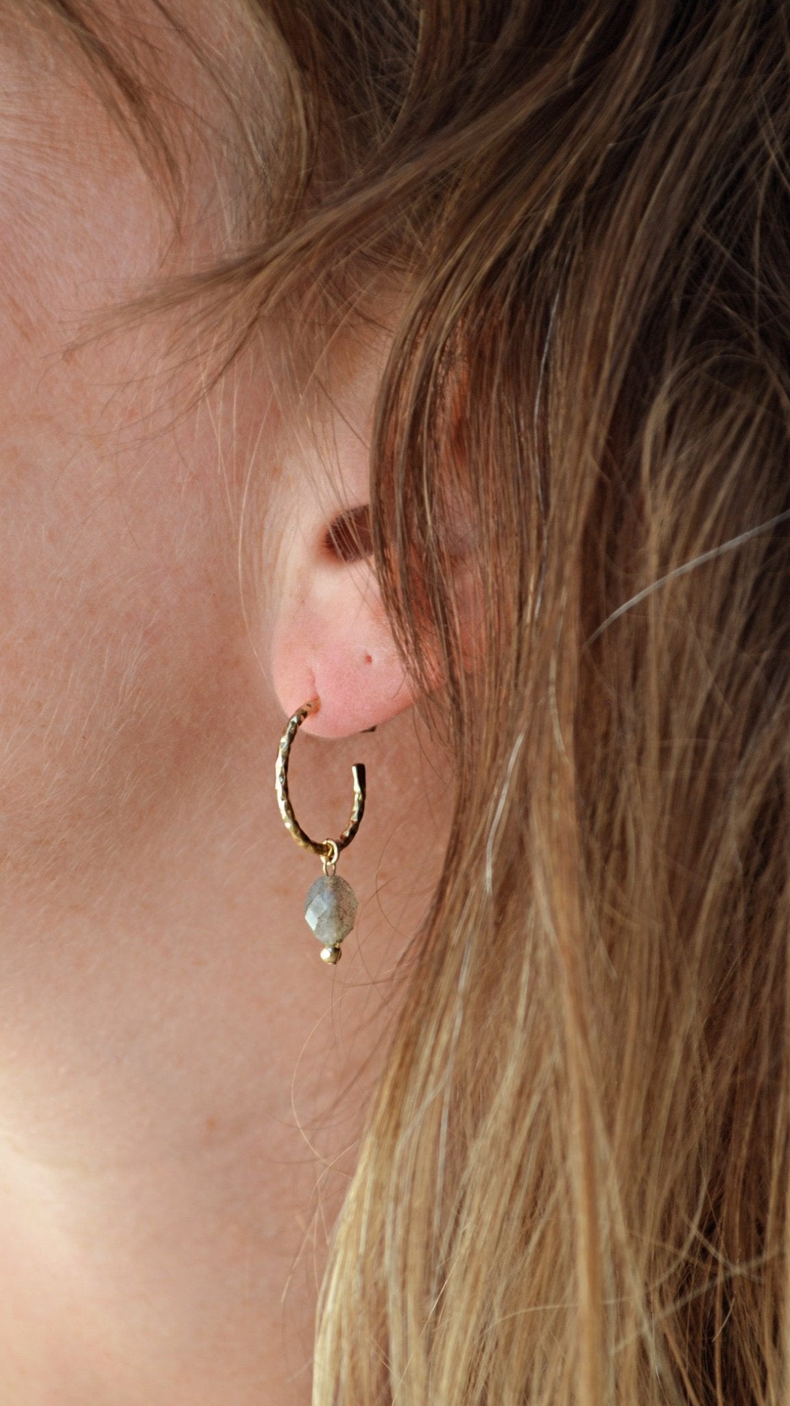 TALISMAN SEDNA - Labradorite Boucles d'oreilles, , création artisanale – L'Harmonie Précieuse