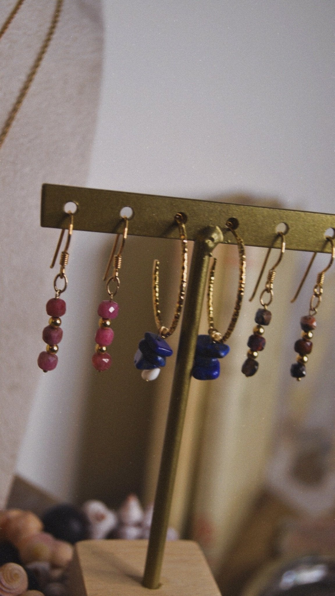 TALISMAN THALYA - Pietersite boucles d'oreilles, , création artisanale – L'Harmonie Précieuse